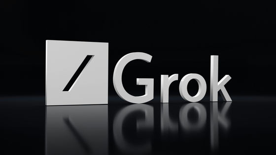 The word grok is shown on a black background.