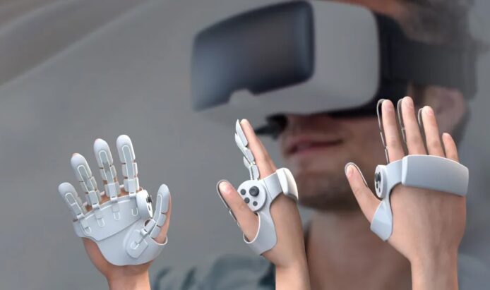 Sharp 推手掌 VR 觸覺控制器　可體驗不同材質手感　透過指尖感受虛擬世界