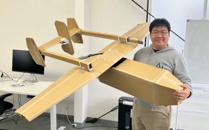 日本研發紙皮軍用無人機　成本僅傳統無人機十分之一