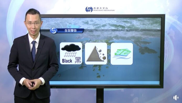 極端天氣襲港 天文台有警示   梁榮武：極端天氣難預測 天文台發出預報夠充足