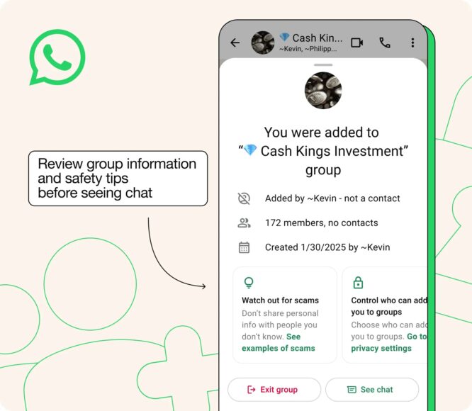 WhatsApp 「安全概覽」全新反詐騙工具登場   封鎖逾 680 萬詐騙帳戶