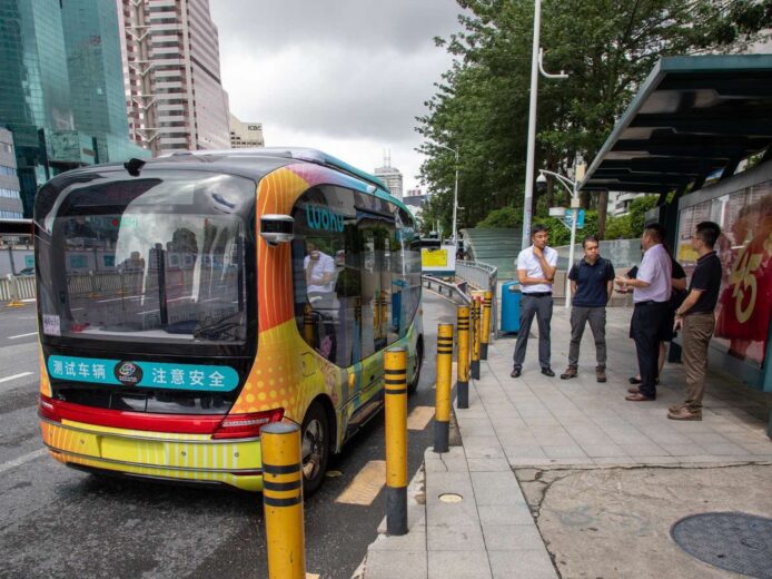 九巴高層深圳無人駕駛小巴 汲取經驗未來或拓展至港  L4 級自動駕駛小巴乘搭方法