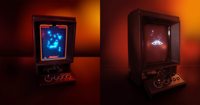 幻世經典 BANDAI「光速船 Vectrex」 超古老家用機迷你復刻   重現經典向量掃描畫面