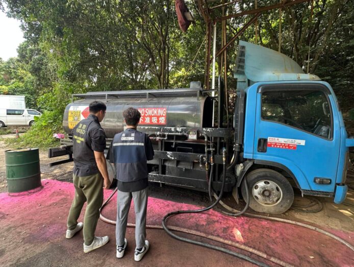 消防處引入無人機巡查非法燃油活動  推「油擊舉報眼」平台及熱線舉報