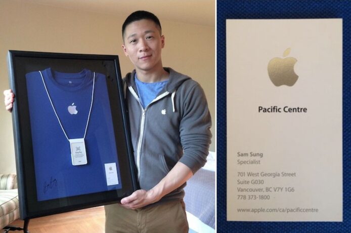 蘋果門市店員名字叫「三星」  Apple 前職員 Sam Sung    離職後改名重過新生活
