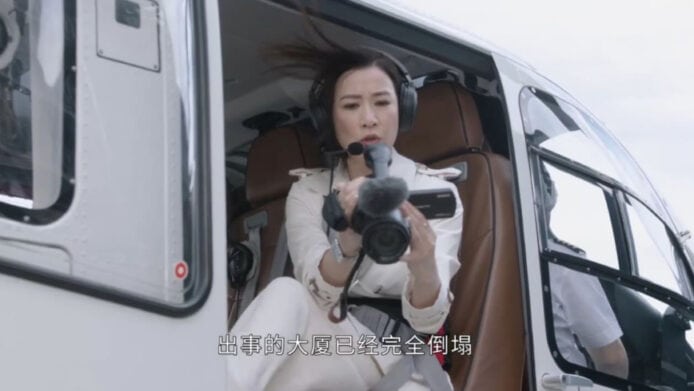 前 TVB 主播批《新聞女王2》離地   直升機採訪成本太高   一般已改用航拍機