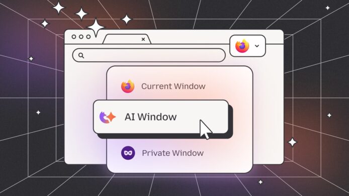 Firefox 推出 AI 視窗模式　用戶可選擇是否使用 AI 助理