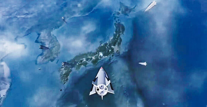 中國民企開發「白菜價」超音速導彈   射程達 1300 公里, 速度達 7 馬赫   發片模擬攻擊日本多地