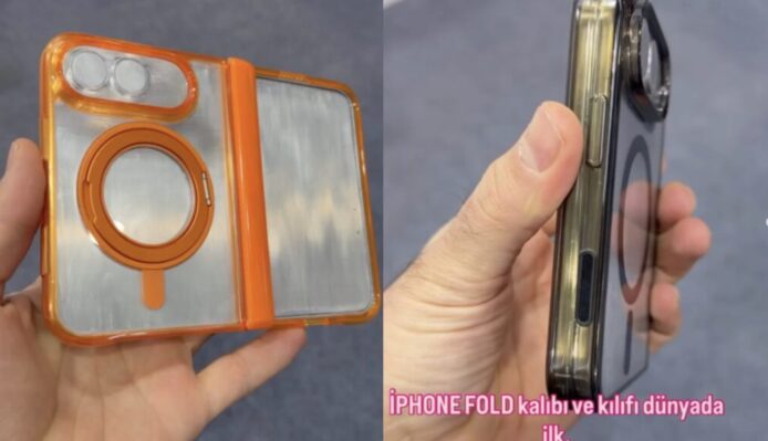 疑似 iPhone Fold 模具被洩漏   配備 MagSafe 及直線排列相機