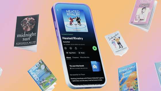 Spotify 實體書與有聲書同步功能   春季開售實體書籍