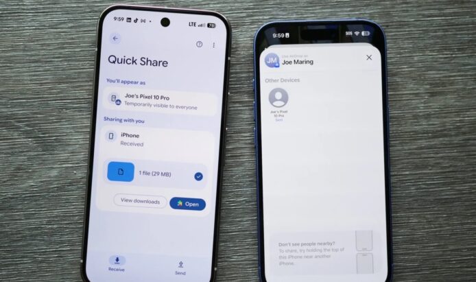 Google 確認與 AirDrop 互通功能   將擴展至更多 Android 裝置 料年內推出