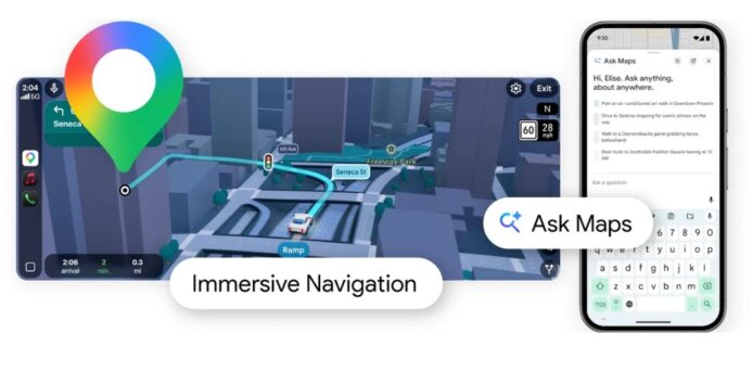 Google Maps 十年最大更新　3D 沉浸式導航配合 AI 問答功能同步登場