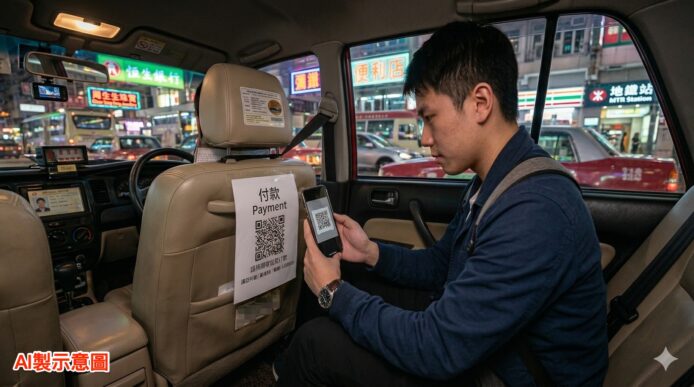 掃的士車身 QR 碼付款後   司機竟說該 QR 不對   要求乘客多付一次車費